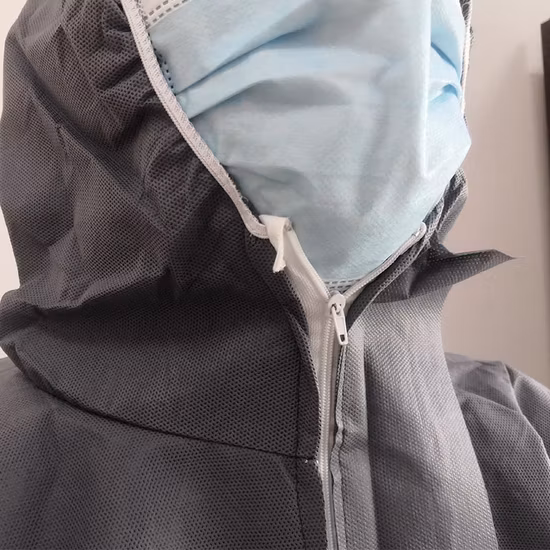 Tuta protettiva monouso di alta qualità tipo 5/6 Hazmat Sui Commercio all'ingrosso