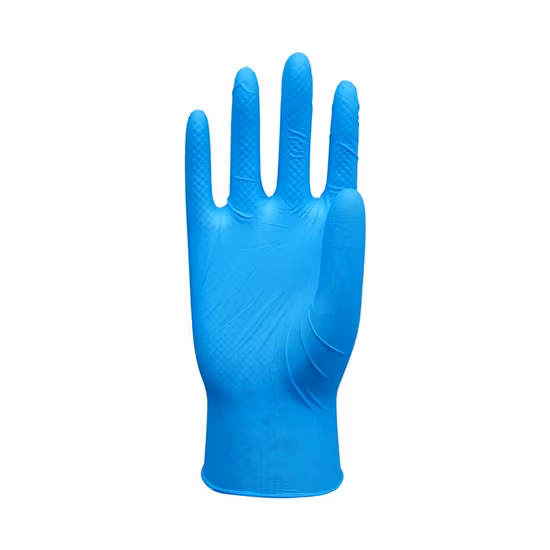 CE FDA Polvere per forniture mediche viola/rosa Monouso Blu viola Esame in nitrile Esame senza lattice Vinile Non sterile Guanti per ispezione alimentare Produttore